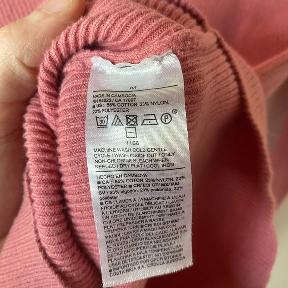 Princess Pink Ribbed Knit Sweater - Picture 4 of 5